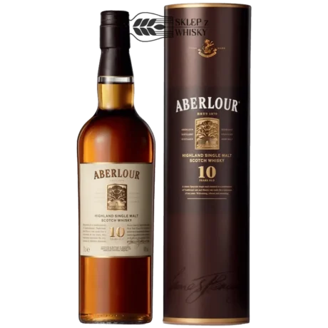 Aberlour 10-letnia szkocka whisky single malt z regionu Speyside, 700 ml, w pudełku