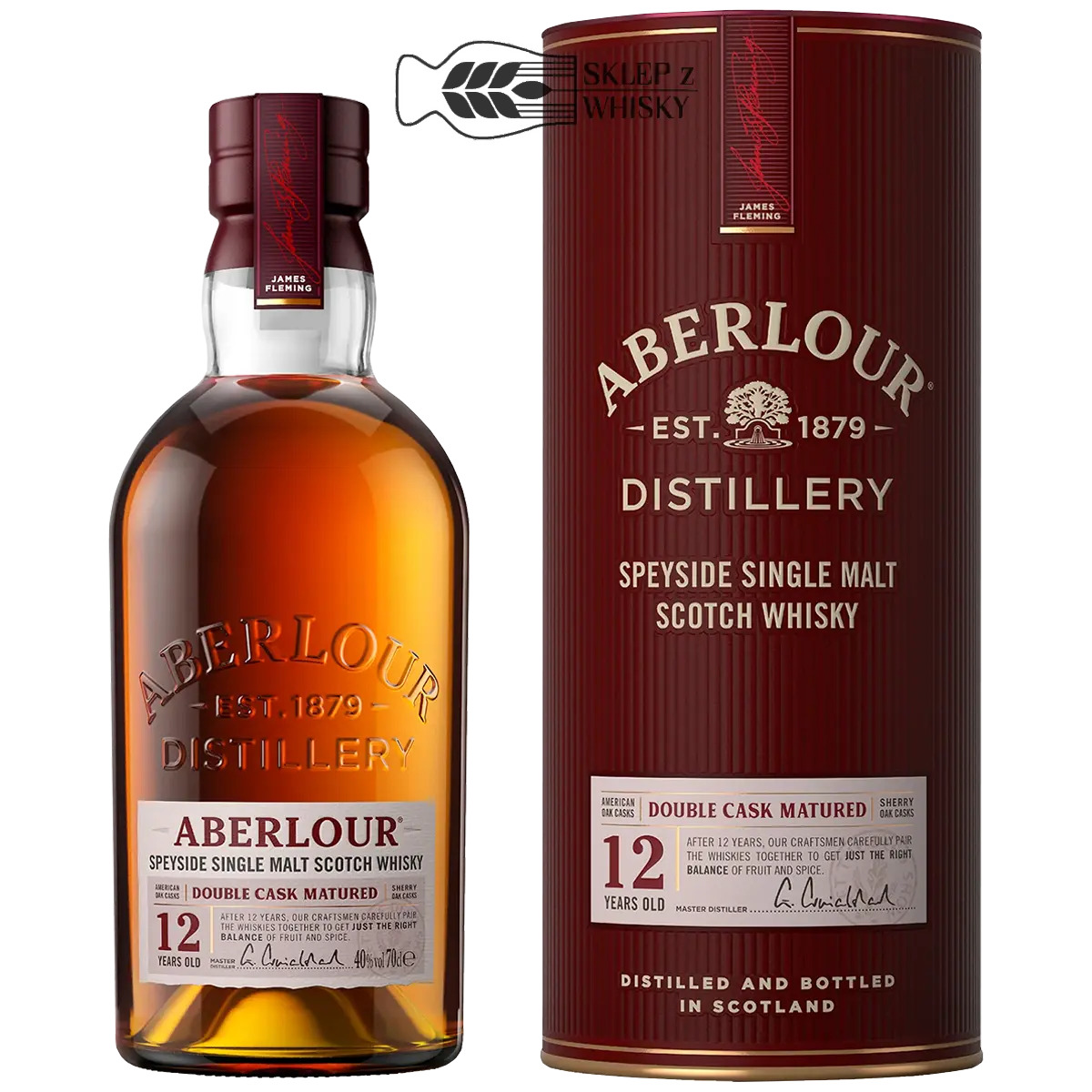 Aberlour 12-letnia szkocka whisky single malt, 700 ml, w pudełku