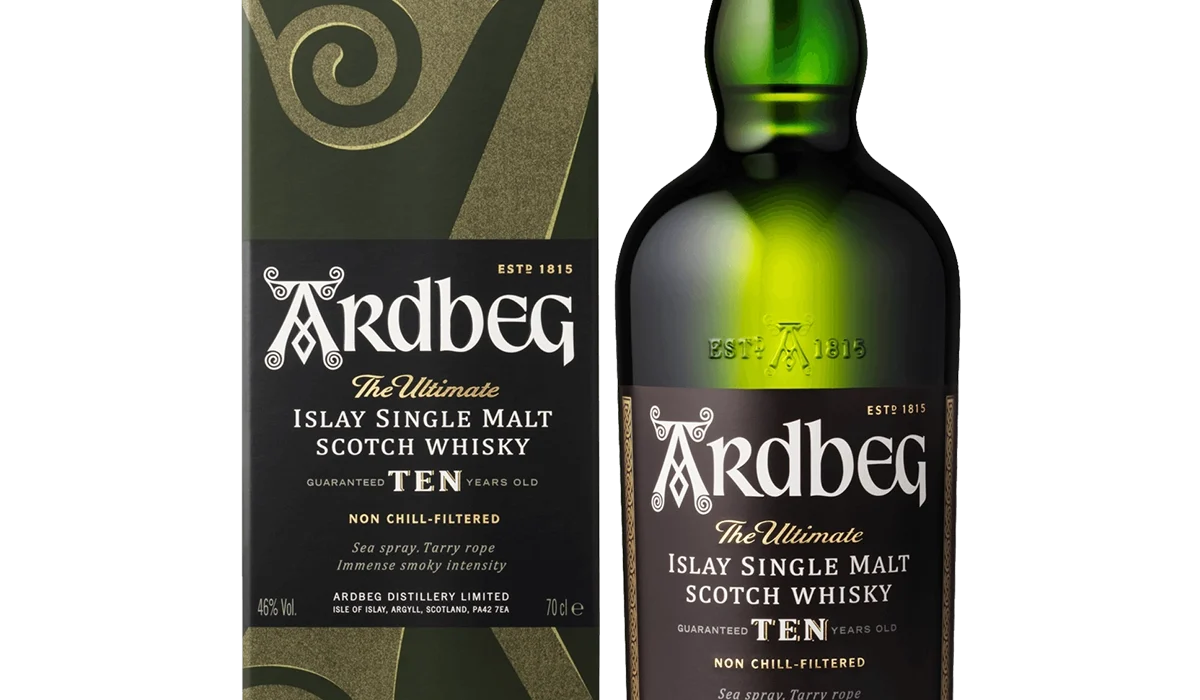 Ardbeg 10 YO - Islay single malt scotch whisky, 700 ml w pudełku