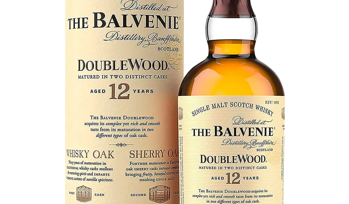 Balvenie 12 YO DoubleWood - szkocka whisky single malt z regionu Speyside, 700 ml, w pudełku