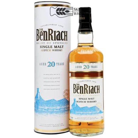 BenRiach 20-letnia szkocka whisky single malt z regionu Speyside, 700 ml, w pudełku