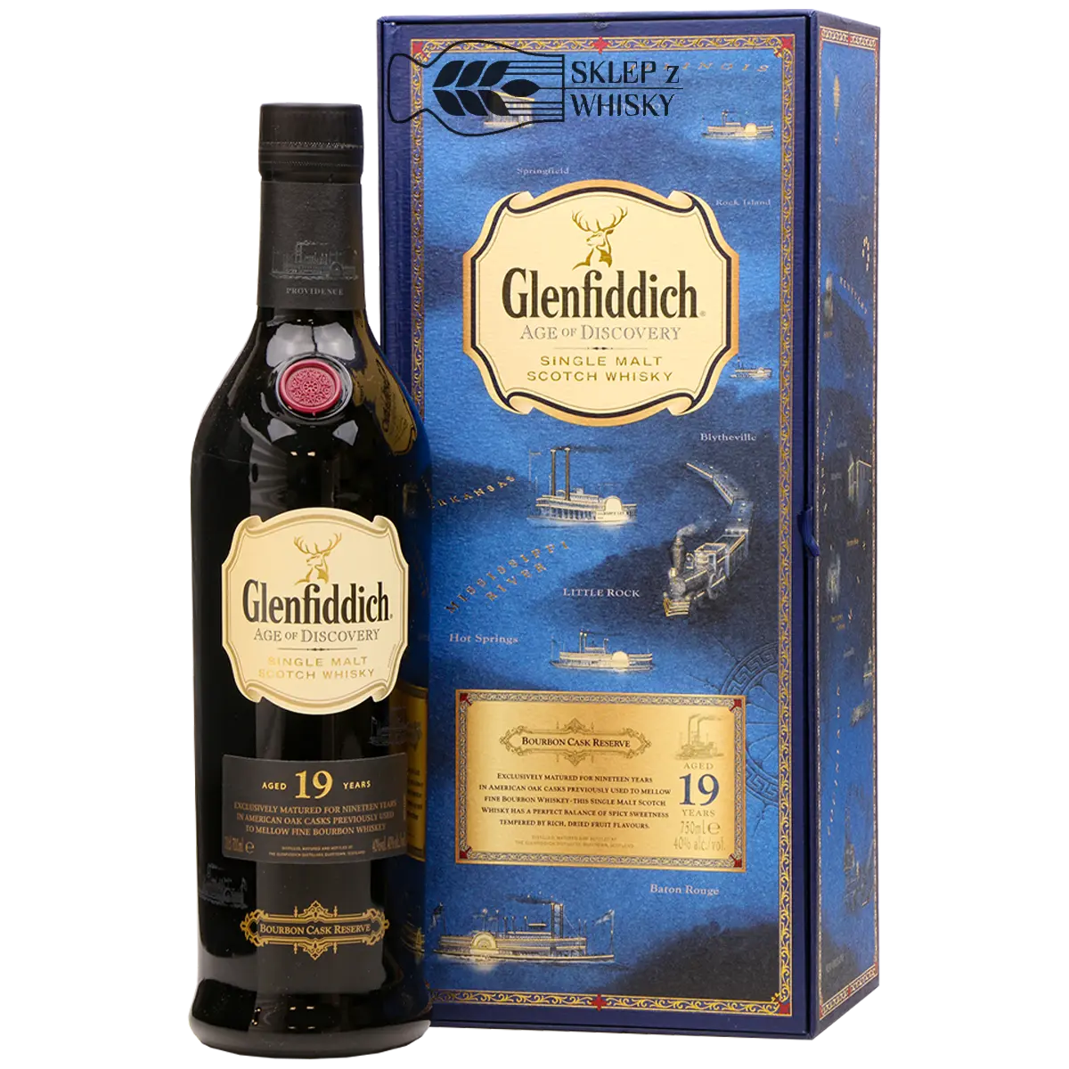 Glenfiddich 19 Age of Discovery Bourbon 700ml