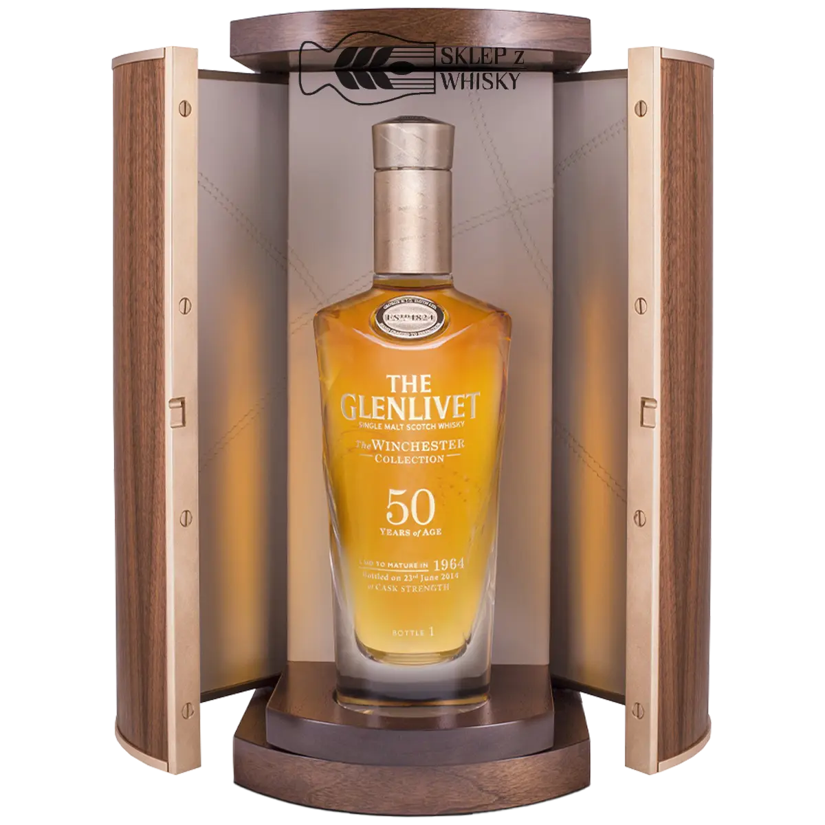Glenlivet 50 YO Winchester Collection 1964 - szkocka whisky single malt z regionu Speyside, 700 ml, w pudełku