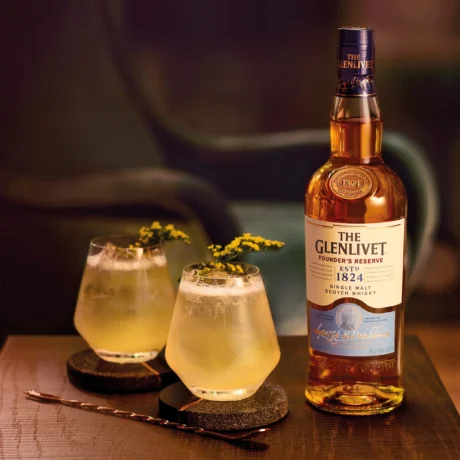 The Glenlivet Founders Reserve szkocka whisky single malt z regionu Speyside 700 ml z pudełkiem, beauty shot