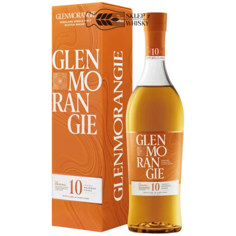 Glenmorangie 10-letnia szkocka whisky single malt z regionu Highlands, 700 ml w pudełku