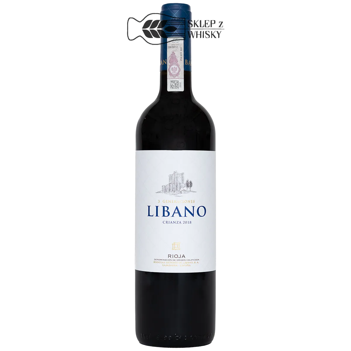 Solar de Libano Crianza Hiszpańskie czerwone wino wytrawne 750 ml