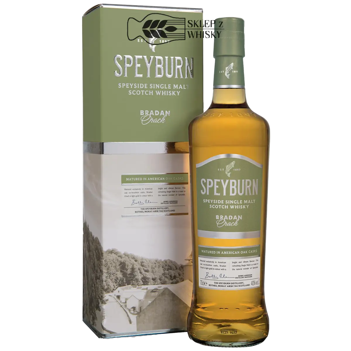 Speyburn Bradan Orach - szkocka whisky single malt z regionu Speyside, 700 ml, w pudełku