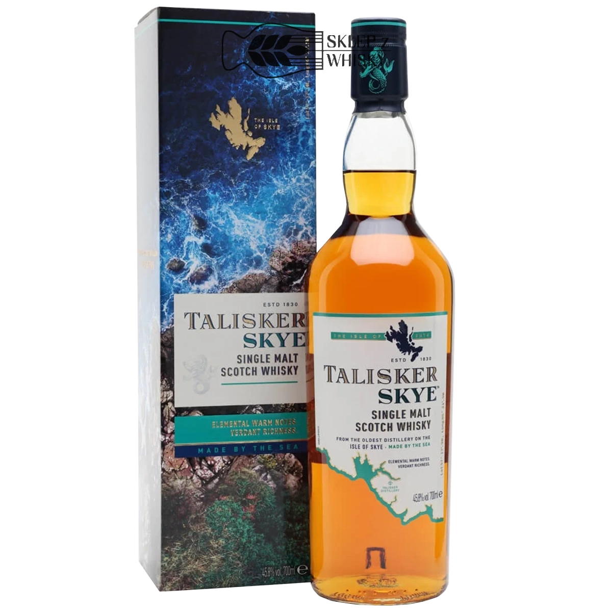 Whisky Talisker Skye - Highland Single Malt scotch whisky w pudełku 700 ml