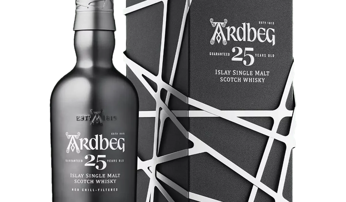 Ardbeg 25-letnia szkocka whisky single malt z regionu Islay, 700 ml, w pudełku