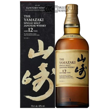 Yamazaki 12-letnia japońska whisky single malt, 700 ml, w pudełku