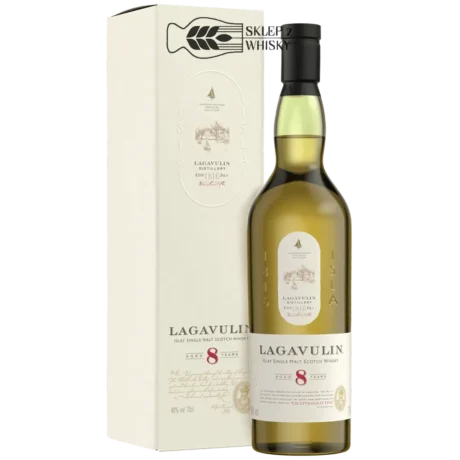 Lagavulin 8-letnia szkocka whisky single malt z regionu Islay, 700 ml w pudełku