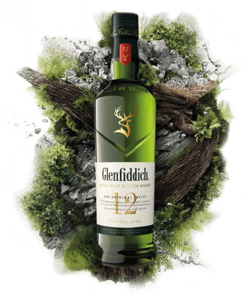 Glenfiddich 12-letnia szkocka whisky single malt, z regionu Speyside, 700 ml beautyshot