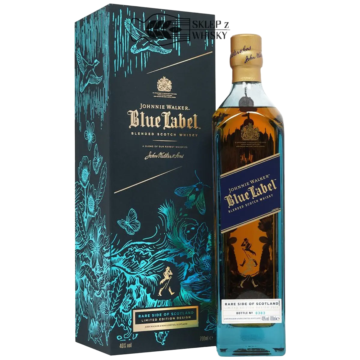 Johnnie Walker Blue Label Timorous Beaasties - szkocka whisky blended, 700 ml, w pudełku