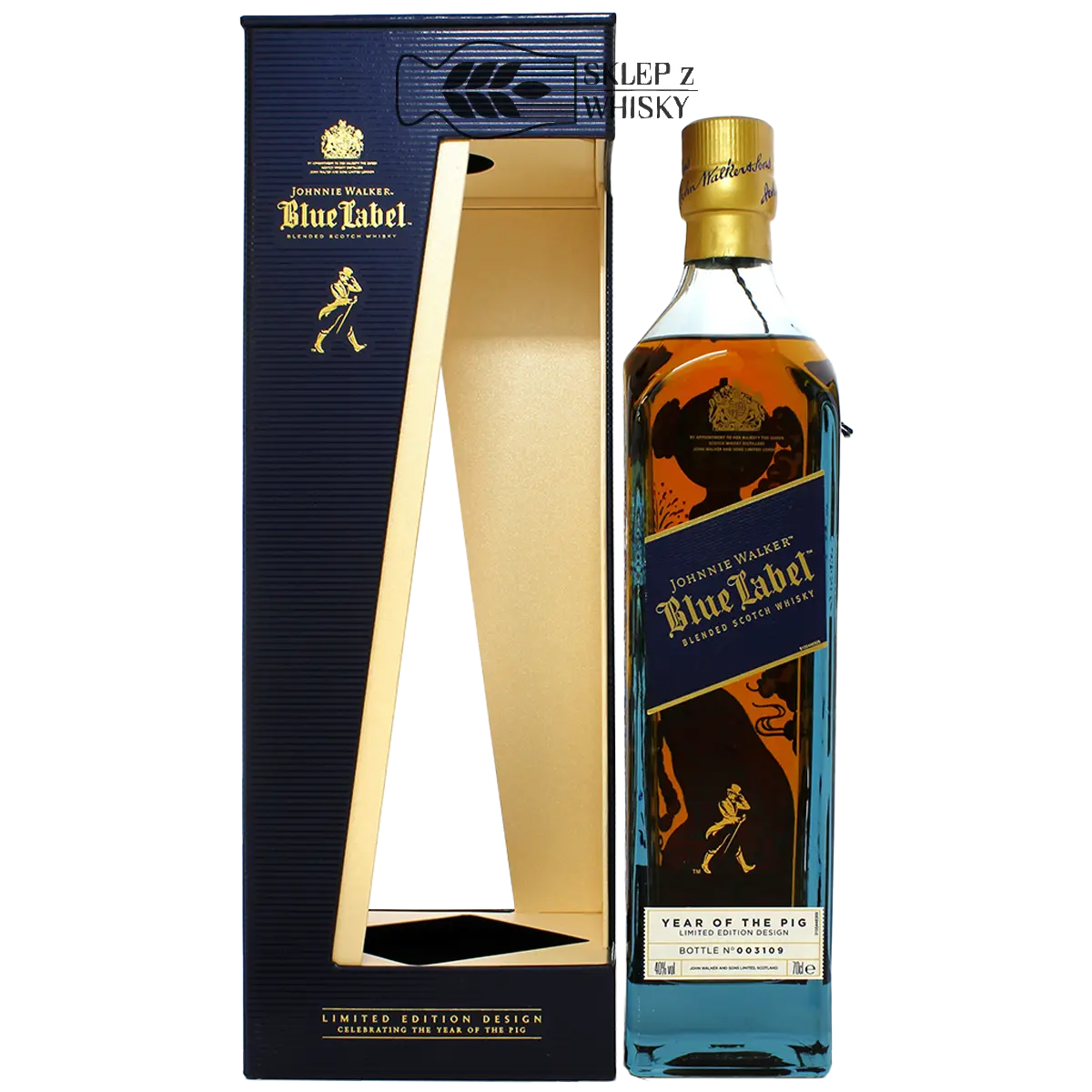 Johnnie Walker Blue Label Year Of The Pig - szkocka whisky blended, 700 ml, w pudełku