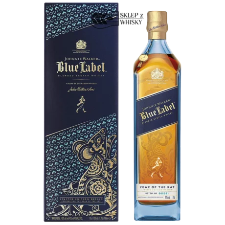 Johnnie Walker Blue Label Year Of The Rat - szkocka whisky blended, 700 ml, w pudełku