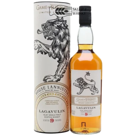 Lagavulin 9 YO Game of Thrones - szkocka whisky single malt z regionu Islay, 700 ml, w pudełku