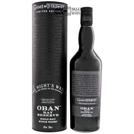 Oban Bay Reserve Game of Thrones Night's Watch Game of Thrones - szkocka whisky single malt z regionu Highlands, 700 ml, w pudełku