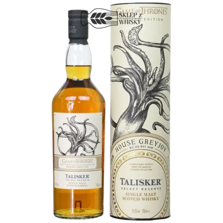 Talisker Select Reserve Game Of Thrones House Greyjoy - szkocka whisky single malt z regionu Highland, 700 ml, w pudełku