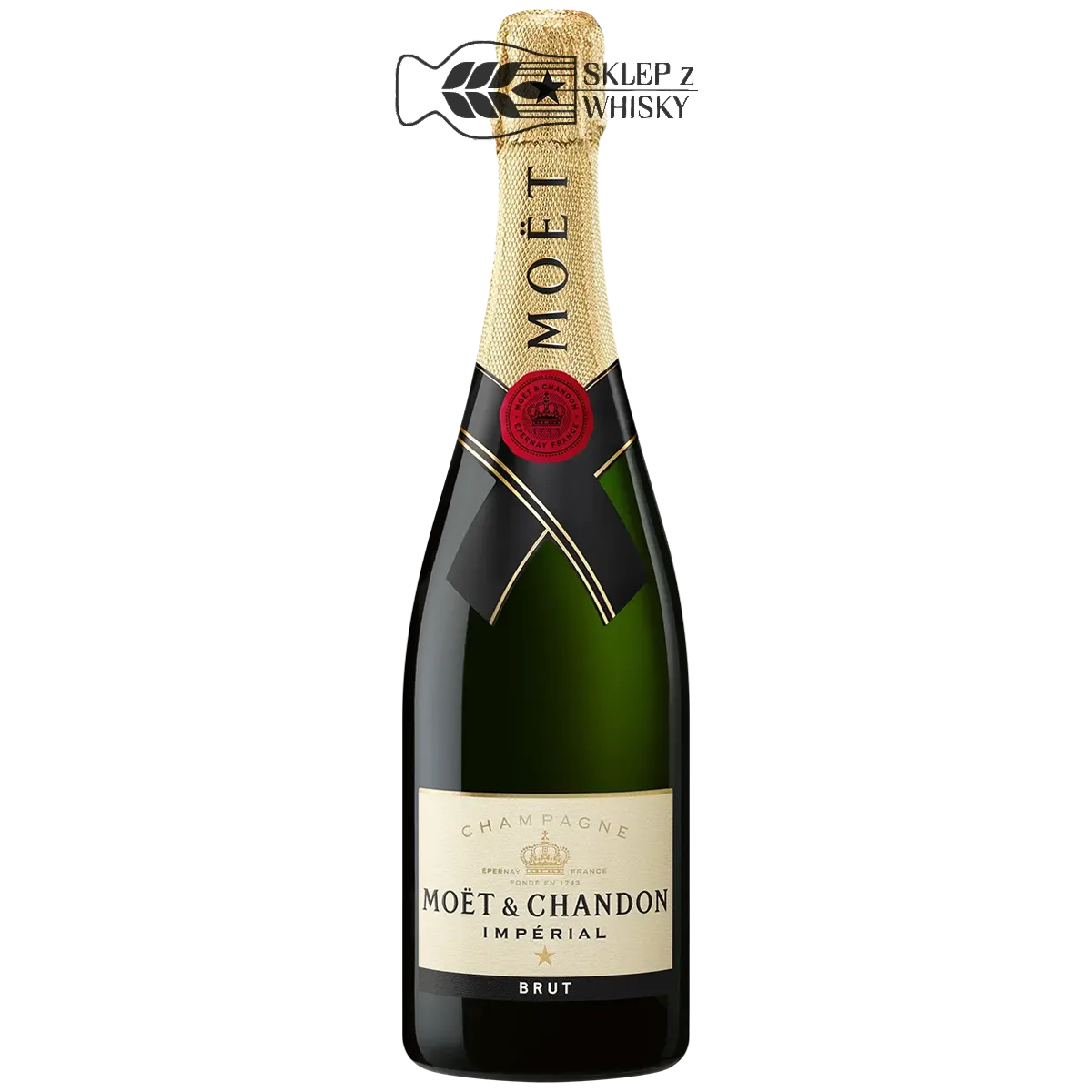 Moet & Chandon Brut Imperial — Francuskie wino musujące, szampan, 750 ml