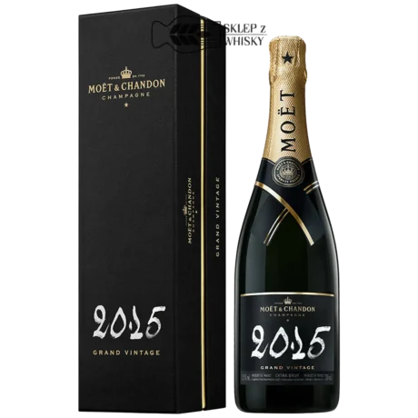 Moet & Chandon Grand Vintage 2015 — Francuskie wino musujące, szampan, 750 ml z pudełkiem