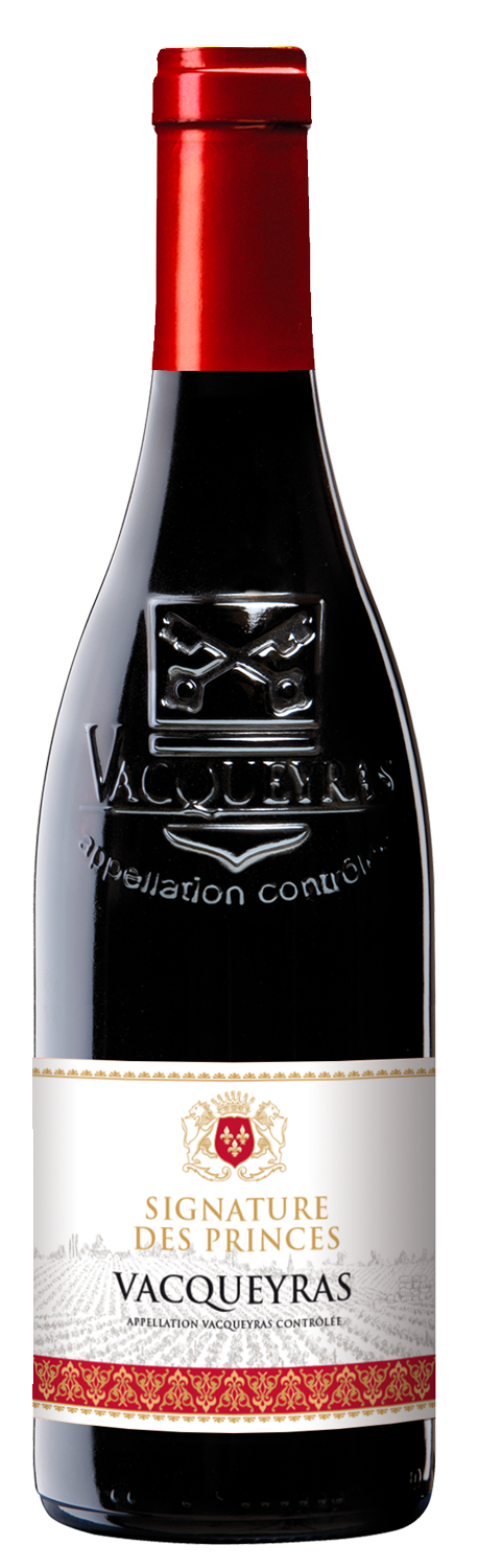 Lavau Signatures Des Princes Vacqueyras — Francuskie, czerwone, wytrawne wino, butelka 750 ml