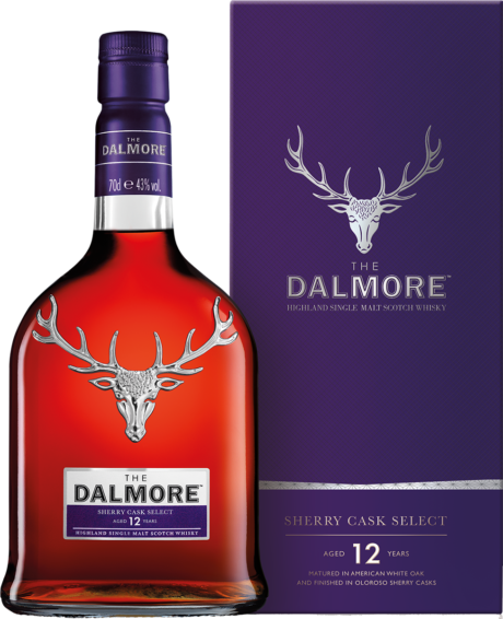 Dalmore 12YO Sherry Cask Select szkocka whisky single malt z regionu Highlands, 700 ml, w pudełku