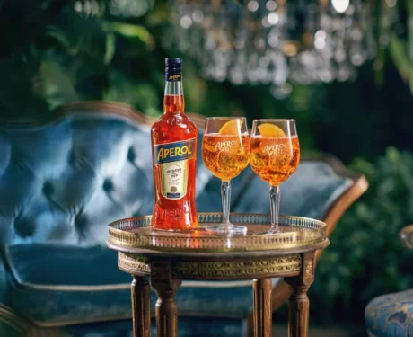 Aperol — włoski likier, beautyshot, kieliszki, cocktail, butelka 700 ml