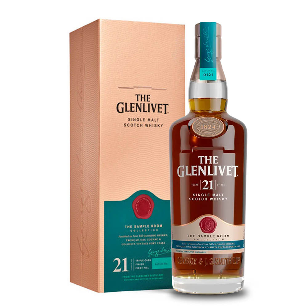 The Glenlivet 21 YO The Sample Room — szkocka whisky single malt z regionu Speyside 700 ml z pudełkiem