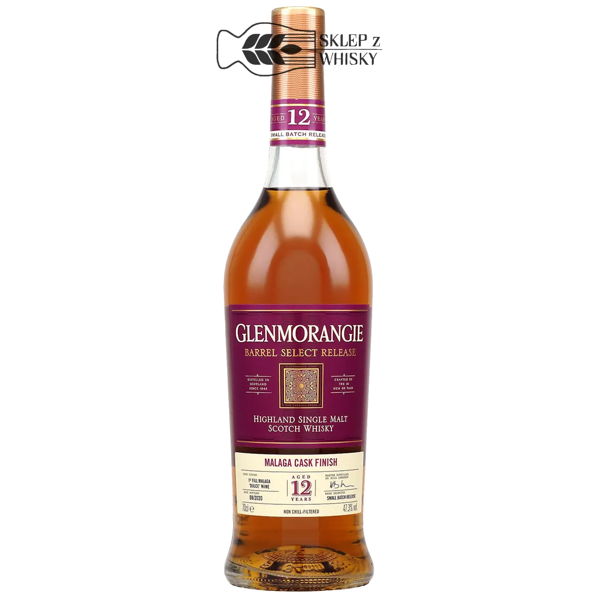 Glenmorangie 12 YO Malaga Cask Finish - Highland single malt scotch whisky, 700 ml