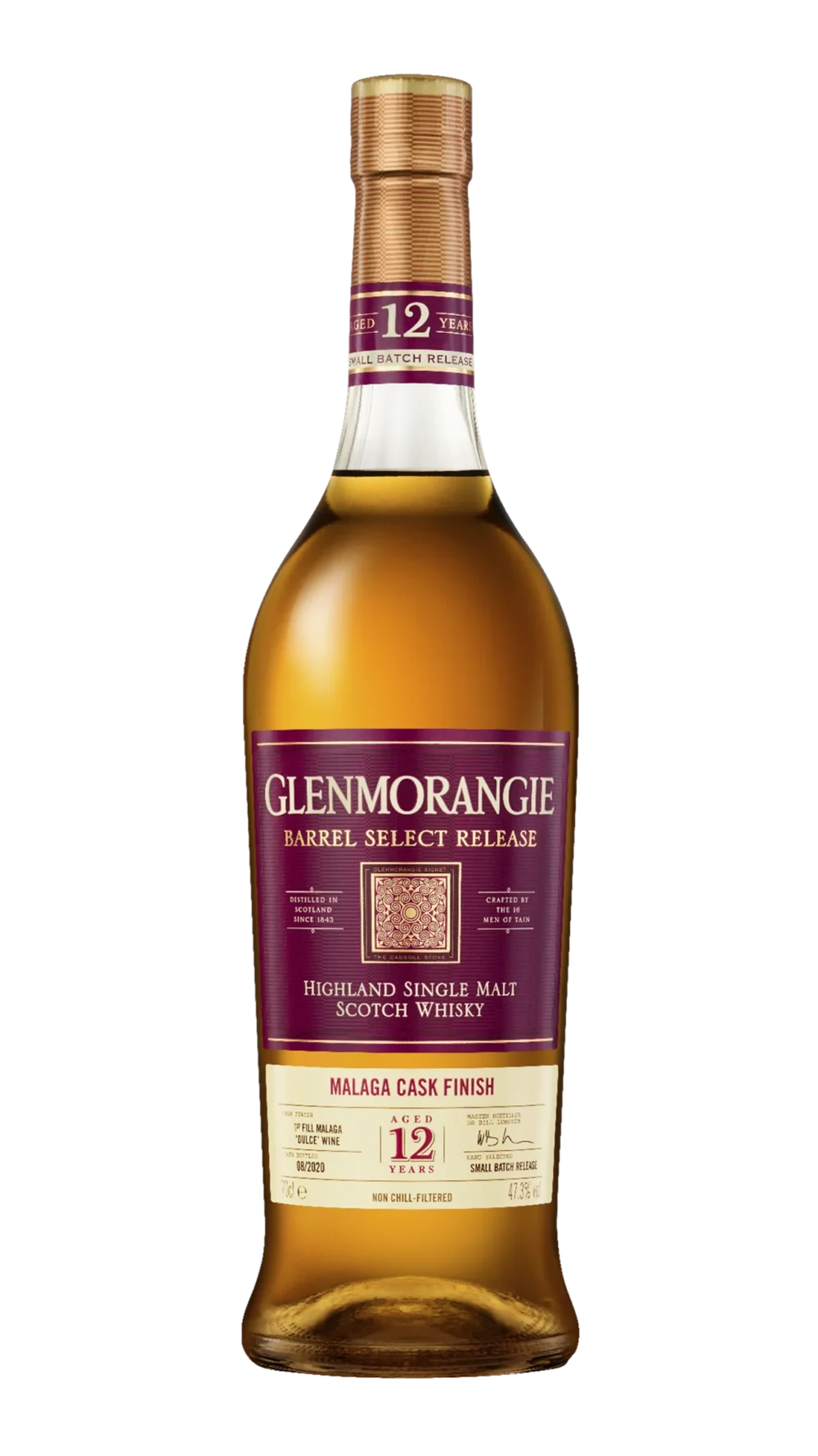 Glenmorangie Malaga Finish - szkocka whisky single malt z regionu Highlands, butelka 700 ml.