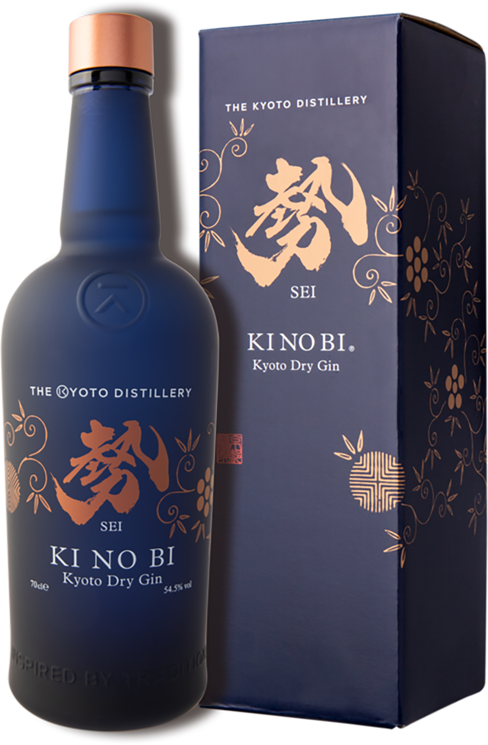 Ki No Bi Sei — japońskin gin, Kioto, butelka 700 ml, pudełko