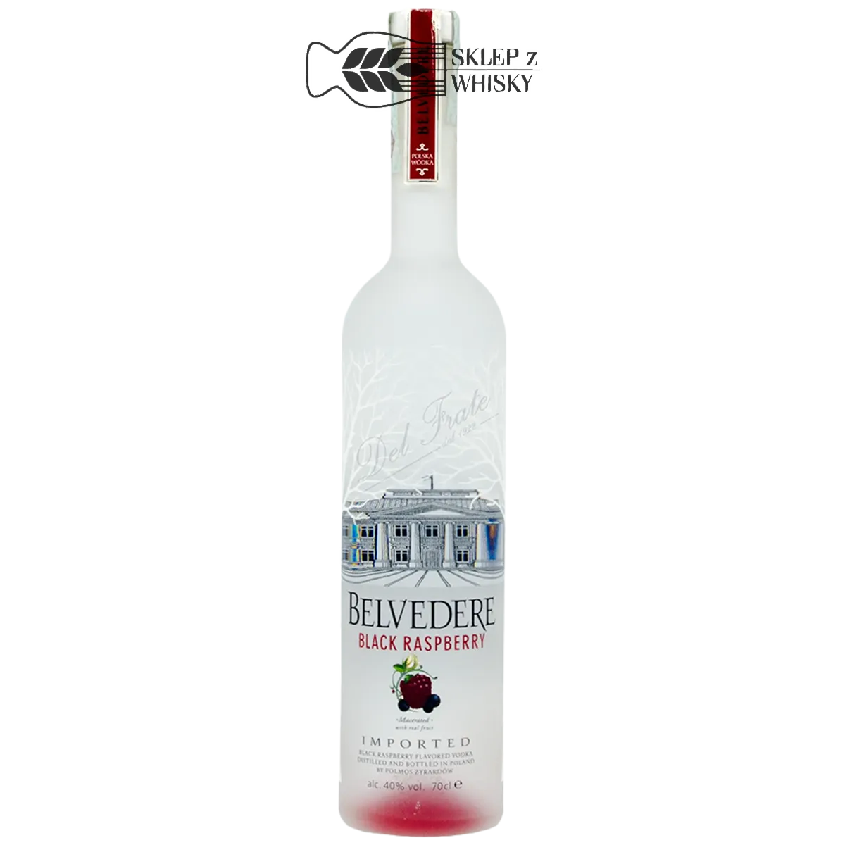 Belvedere Vodka Black Raspberry — Polski napój spirytusowy, butelka 700 ml