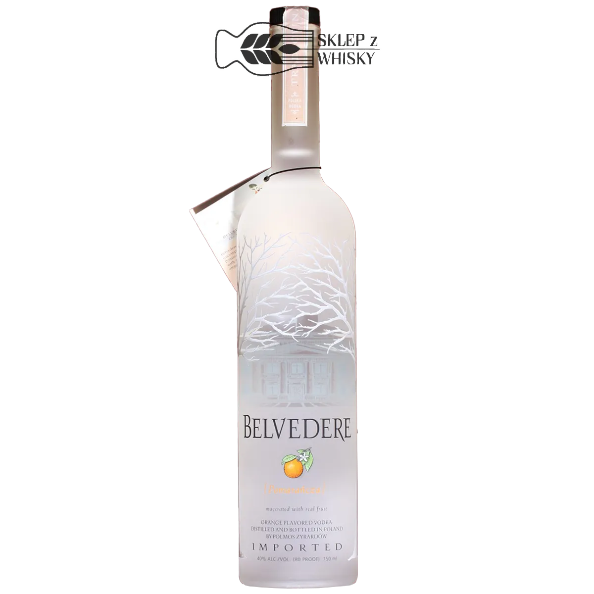 Belvedere Vodka Pomarańcza — Polski napój spirytusowy, butelka 700 ml