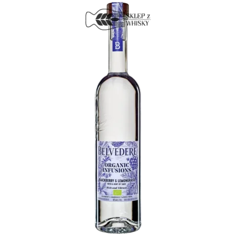 Belvedere Organic Infusions Blackberry & Lemongrass — Polska Wódka smakowa, butelka 700 ml