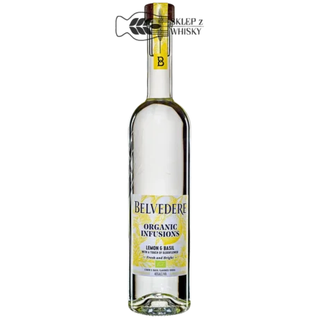 Belvedere Organic Infusions Lemon & Basil — Polska Wódka smakowa, butelka 700 ml