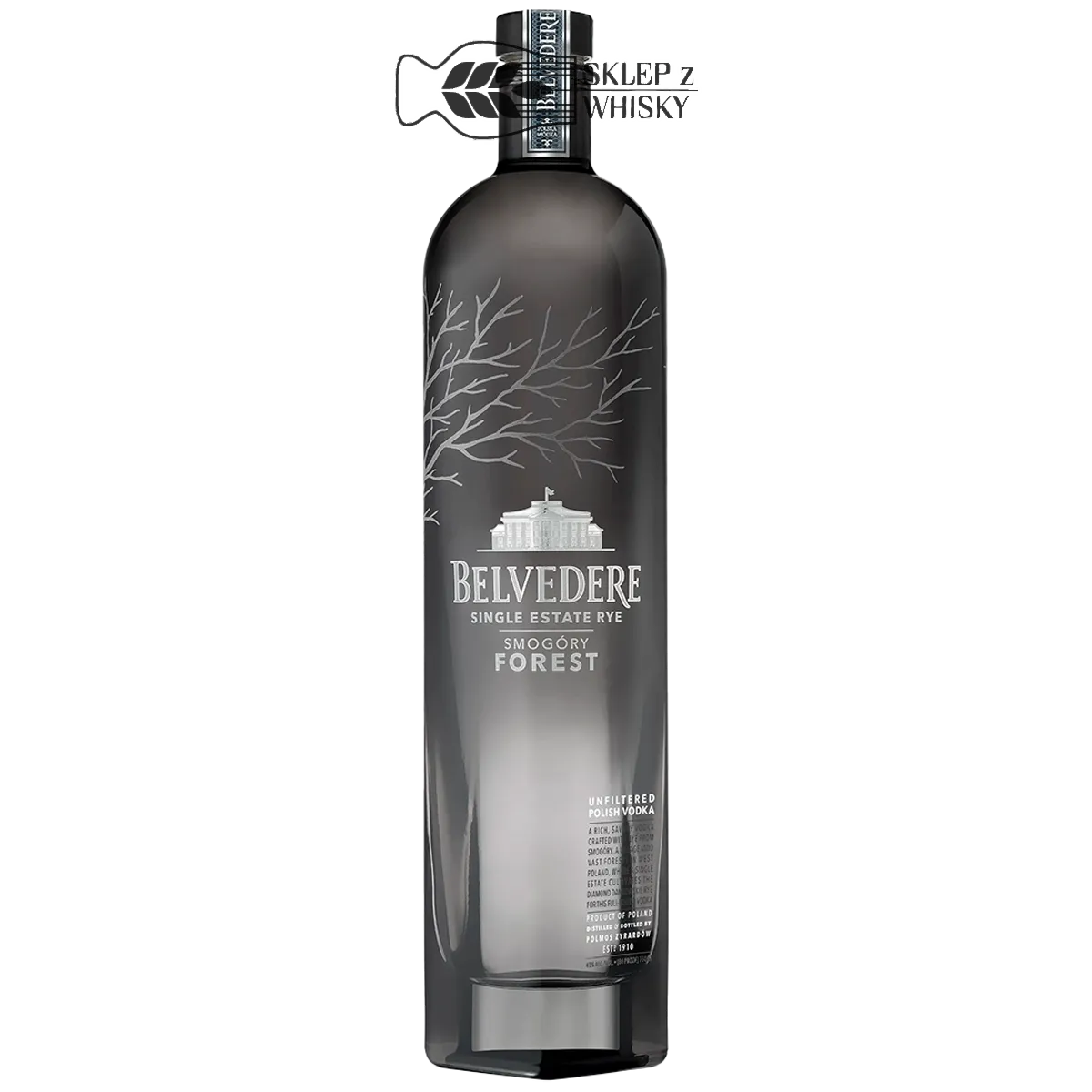 Belvedere Vodka Smogóry Forest Single Estate — Polska Wódka żytnia, butelka 700 ml