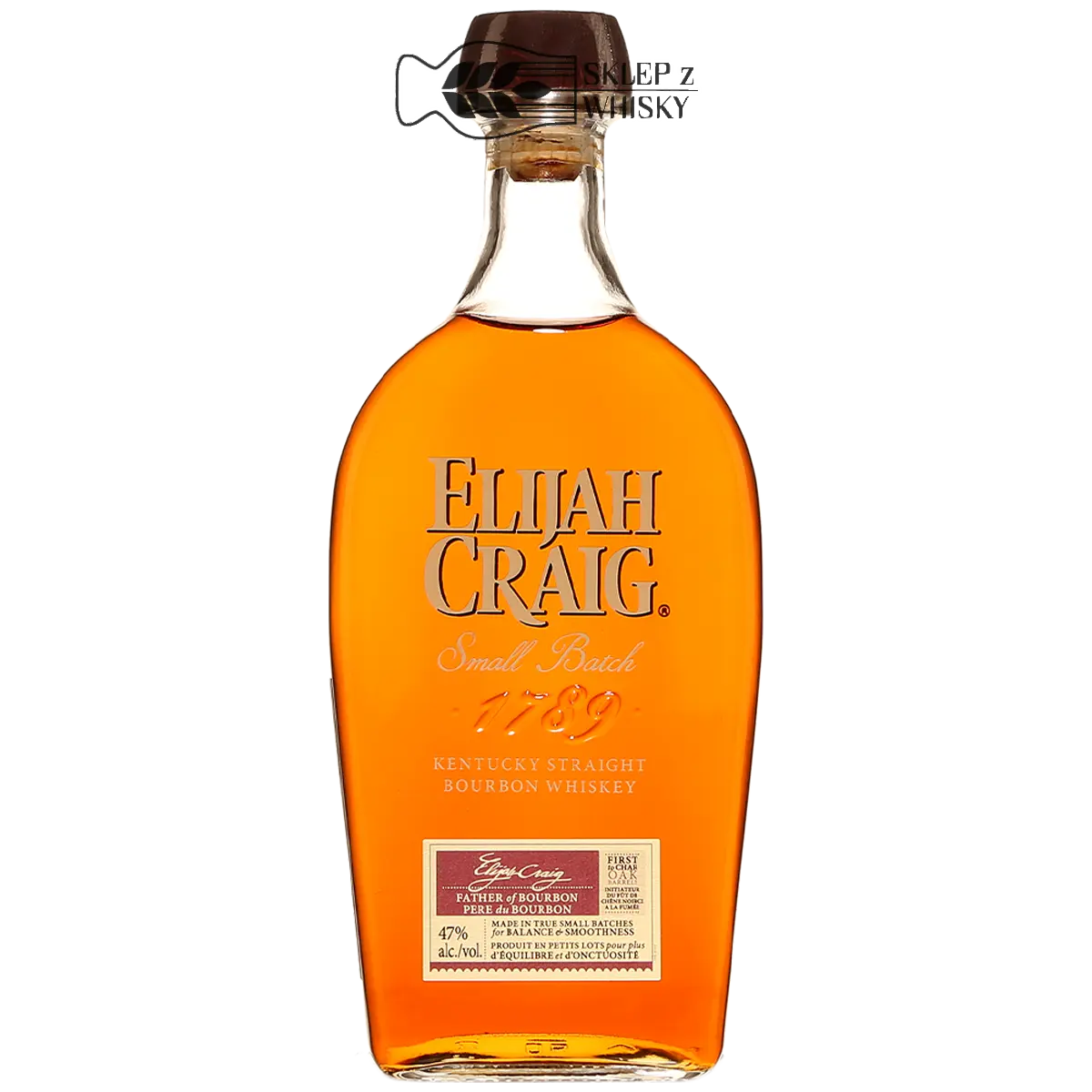 Elijah Craig Small Batch Kentucky Straight Bourbon Whiskey, butelka, 700 ml