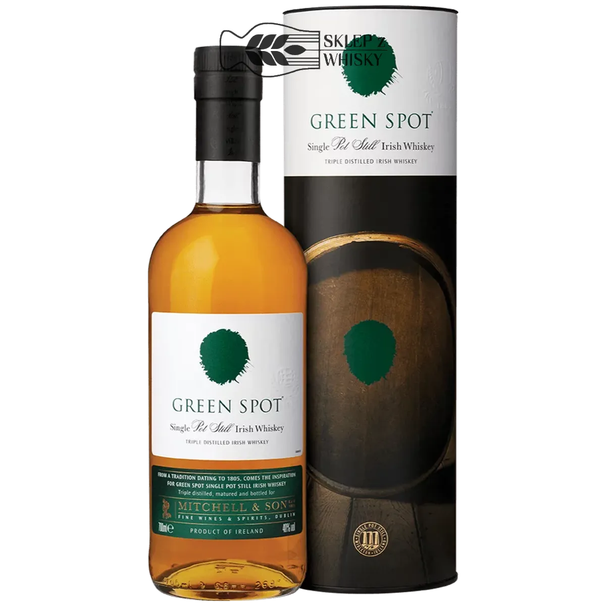 Green Spot Single Pot Still — irlandzka whiskey, butelka 700 ml, pudełko