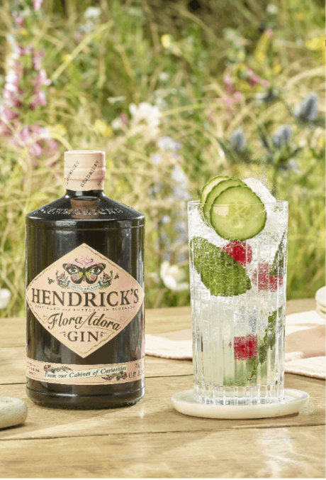 Hendrick's Gin Flora Adora — Szkocki Gin współczesny, butelka 700 ml, drink