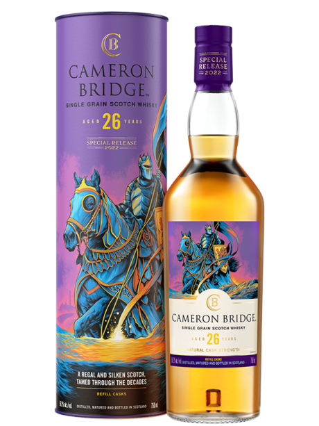 Cameron Bridge 26 YO Diageo Special Release (DSR) 2022 - szkocka whisky single grain z regionu Lowlands, 700 ml, pudełko