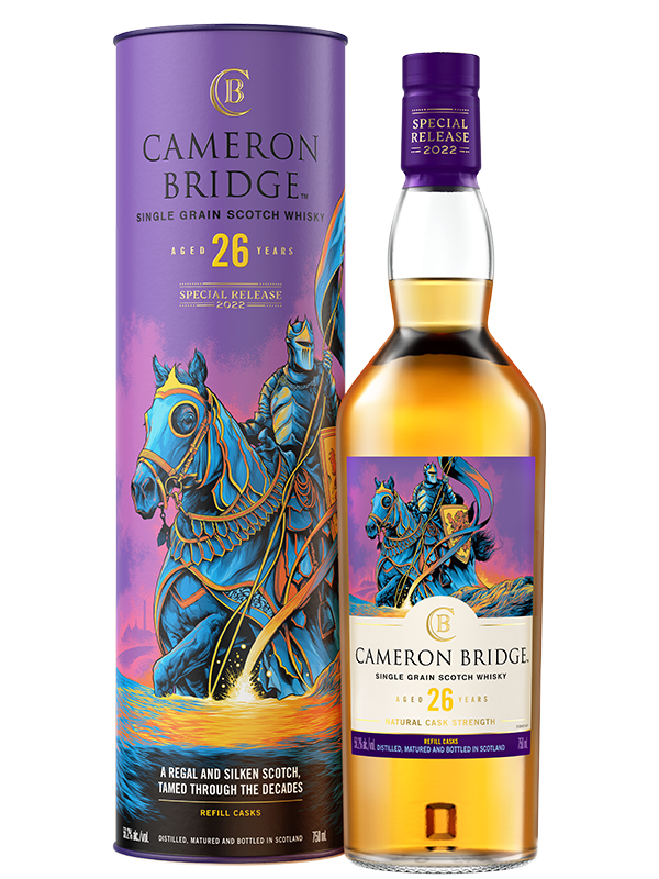 Cameron Bridge 26 YO Diageo Special Release (DSR) 2022 - szkocka whisky single grain z regionu Lowlands, 700 ml, pudełko