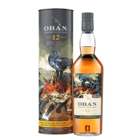 Oban 12 YO Diageo Special Release (DSR) 2021 - szkocka whisky single malt z regionu Highland, 700 ml, w pudełku