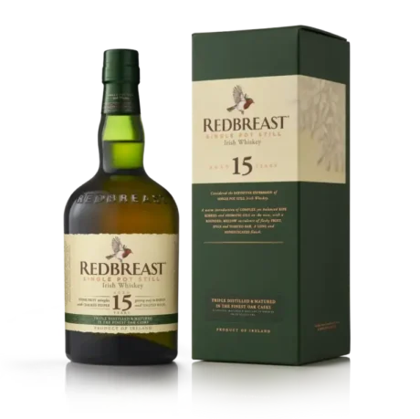 Redbreast 15 YO - irlandzka whiskey single pot still, 700 ml, w pudełku