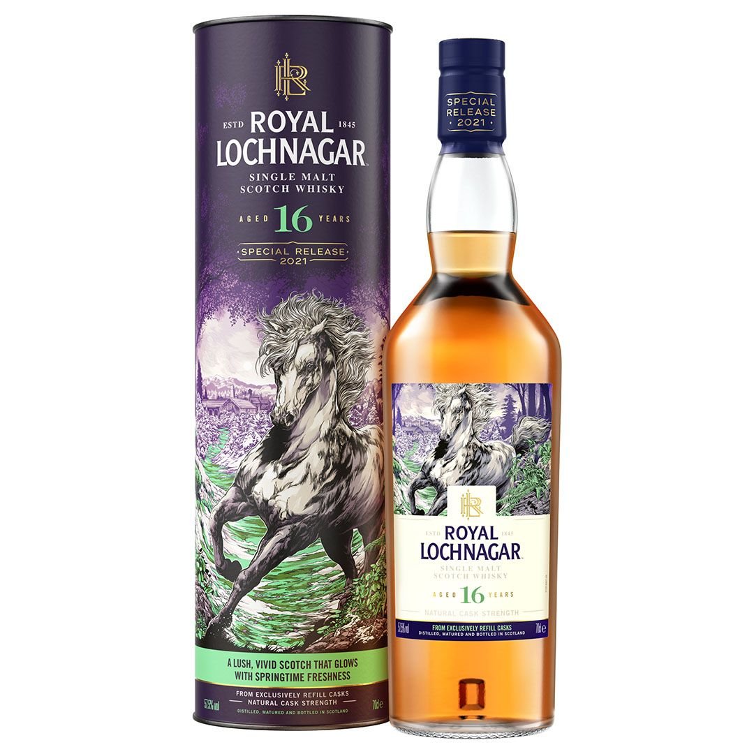 Royal Lochnagar 16 YO Diageo Special Release (DSR) 2021 - szkocka whisky single malt z regionu Highland, 700 ml, w pudełku