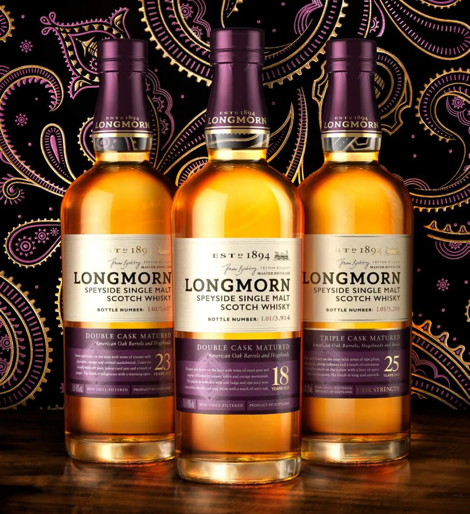 Longmorn, butelki, Secret Speyside, beautyshot