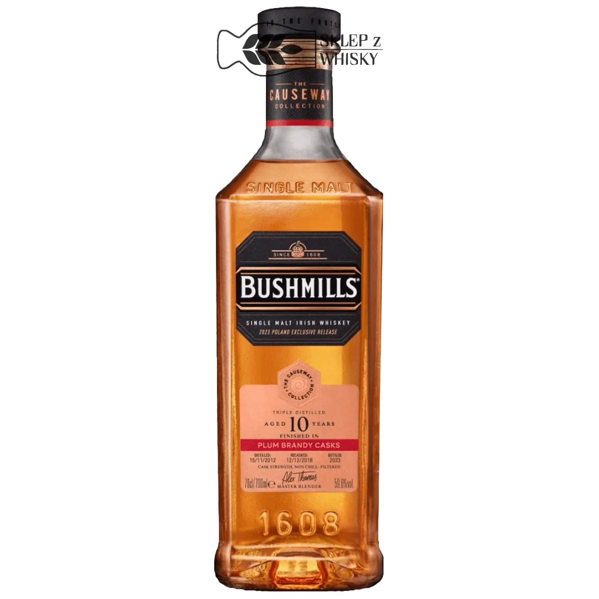 Bushmills 10YO Plum Brandy Finish 700 ml