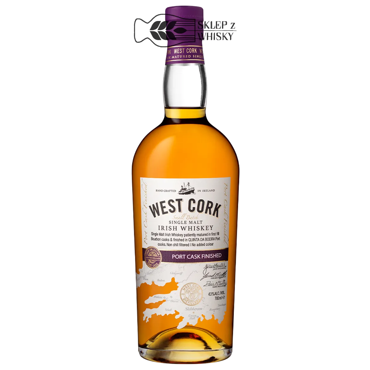 West Cork Port Cask Finish 700 ml