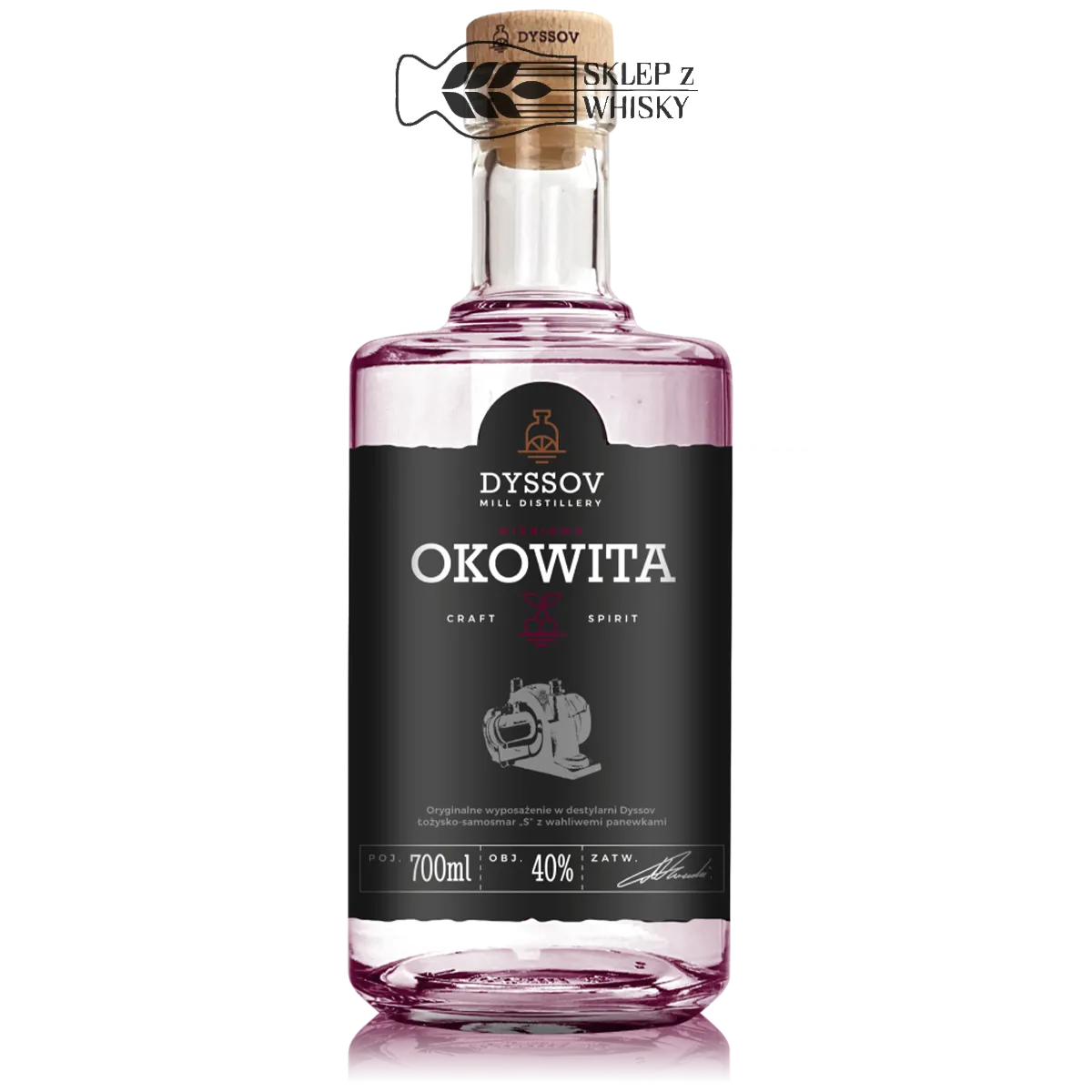 Dyssov Okowita Wiśniowa 700 ml