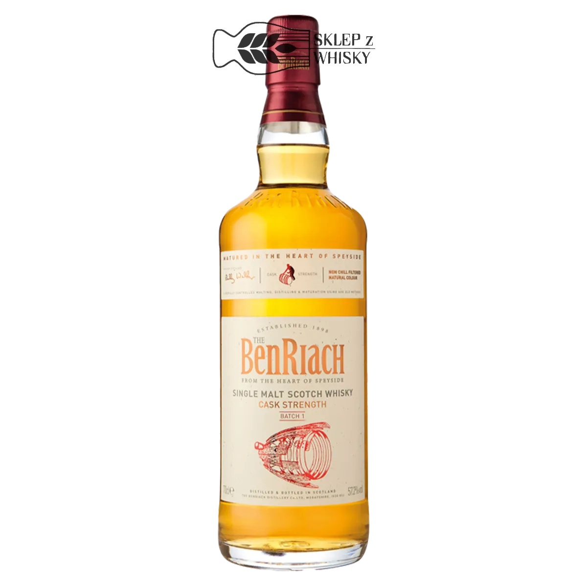 Benriach Cast Strength Batch No 1 700ml