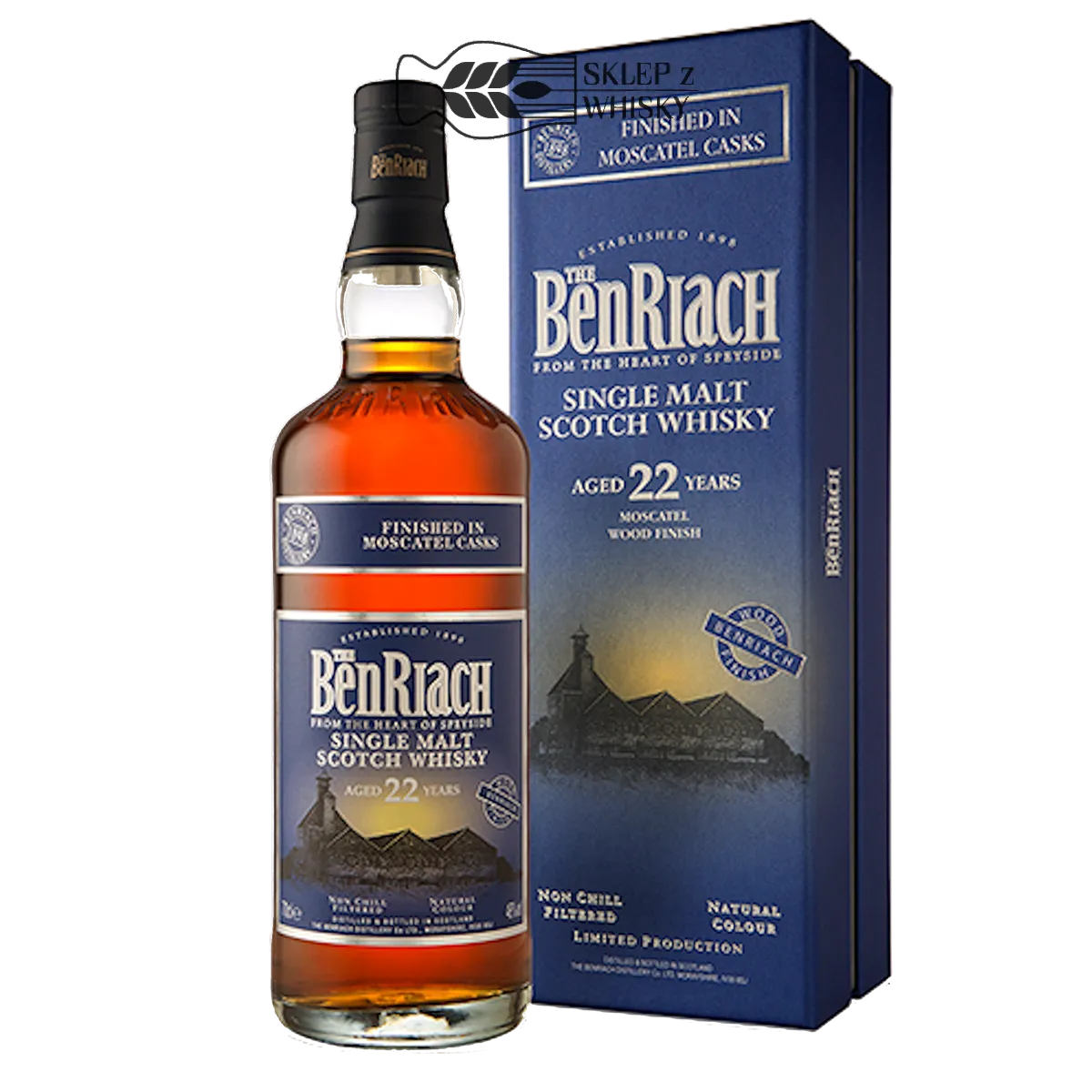 Benriach 22YO Moscatel Finish 700ml